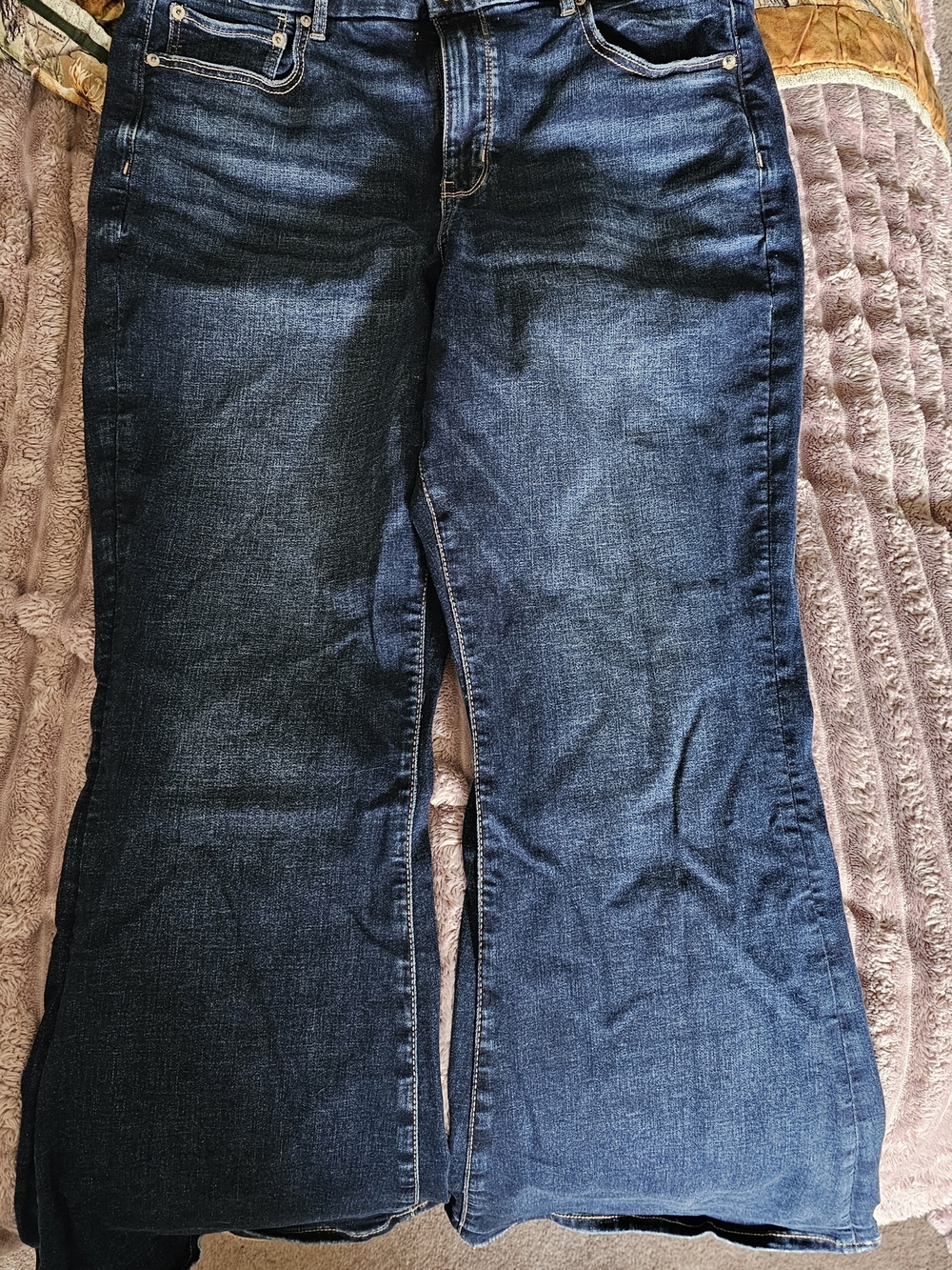 American Eagle Outfitters Dark Blue Flare Jeans
